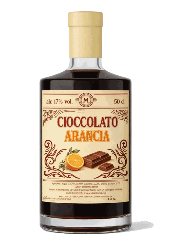 Bottiglia di CIOCCOLATO & ARANCIA