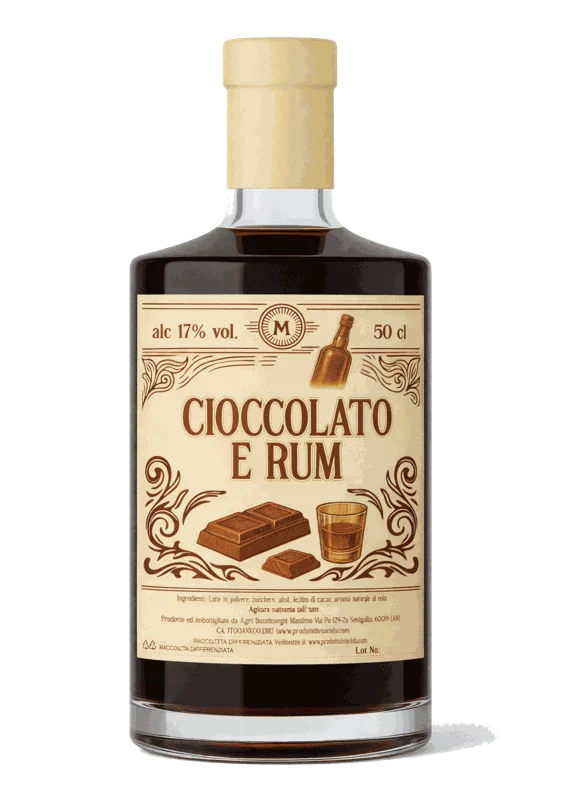 Bottiglia di CIOCCOLATO & RUM